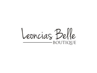 Leoncias Belle Boutique  logo design by bombers