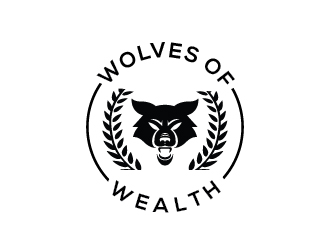 Wolves Of Wealth  logo design by keptgoing