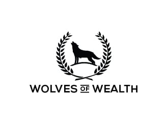 Wolves Of Wealth  logo design by keptgoing