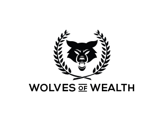 Wolves Of Wealth  logo design by keptgoing