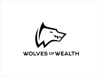 Wolves Of Wealth  logo design by Shabbir