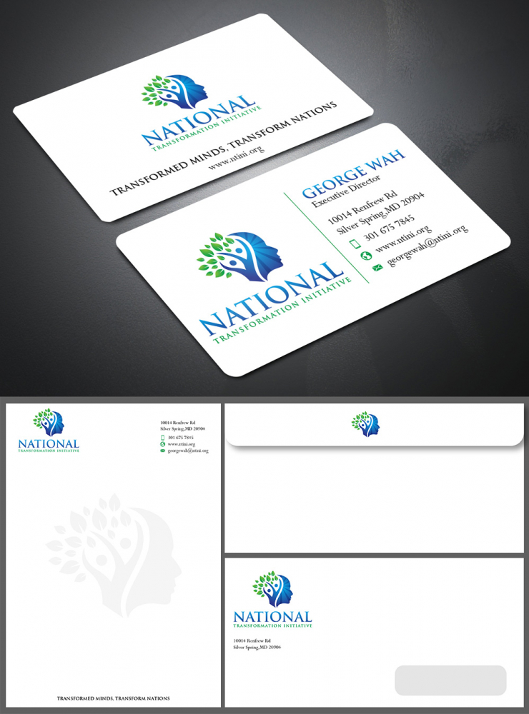 NATIONAL TRANSFORMATION INITIATIVE  logo design by Gelotine