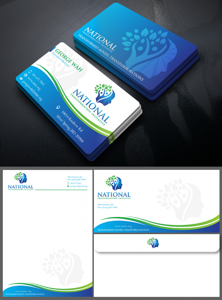 NATIONAL TRANSFORMATION INITIATIVE  logo design by Gelotine