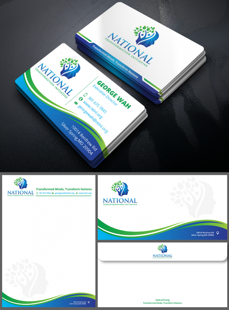 NATIONAL TRANSFORMATION INITIATIVE  logo design by Gelotine