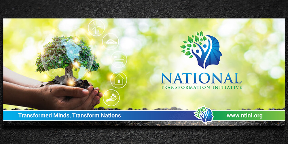 NATIONAL TRANSFORMATION INITIATIVE  logo design by Gelotine