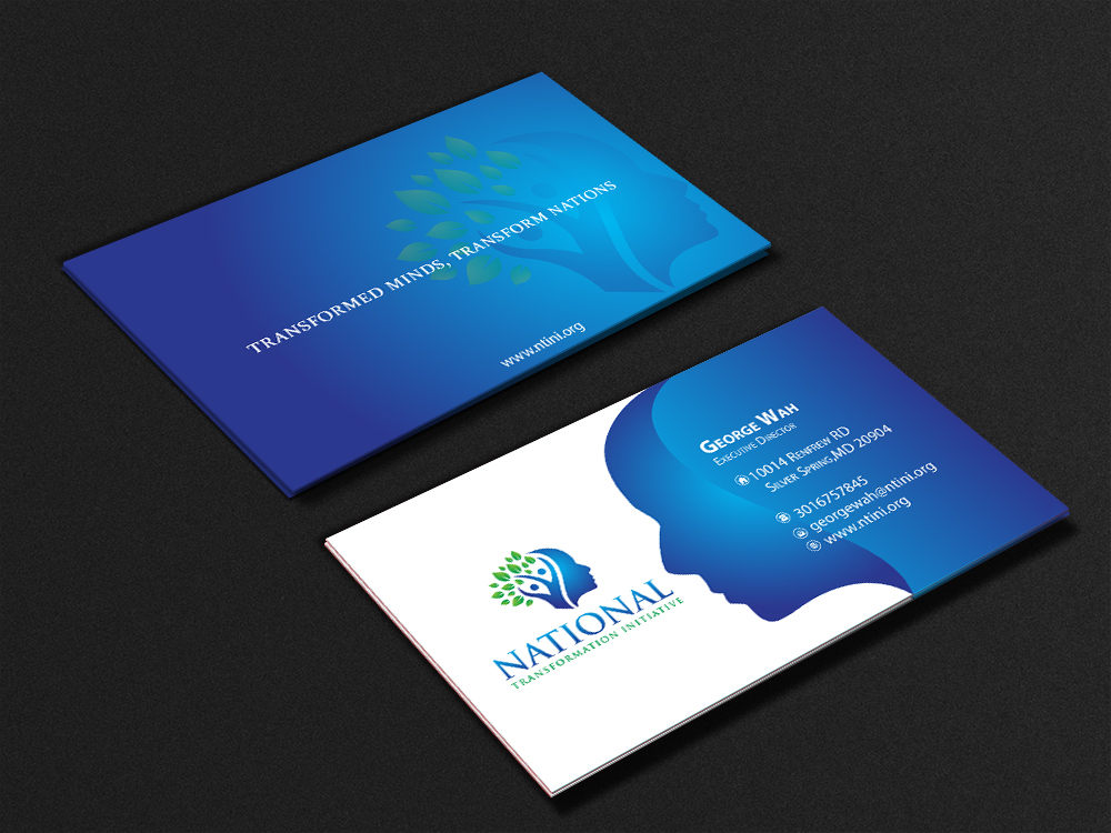 NATIONAL TRANSFORMATION INITIATIVE  logo design by Sofia Shakir