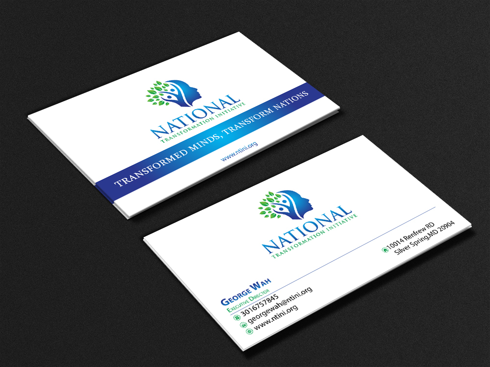NATIONAL TRANSFORMATION INITIATIVE  logo design by Sofia Shakir