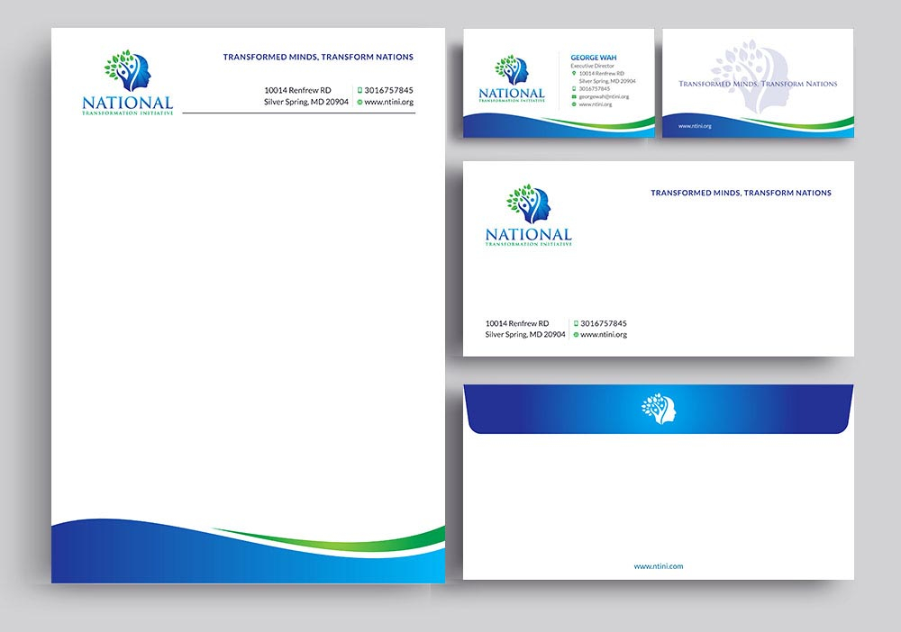 NATIONAL TRANSFORMATION INITIATIVE  logo design by fritsB