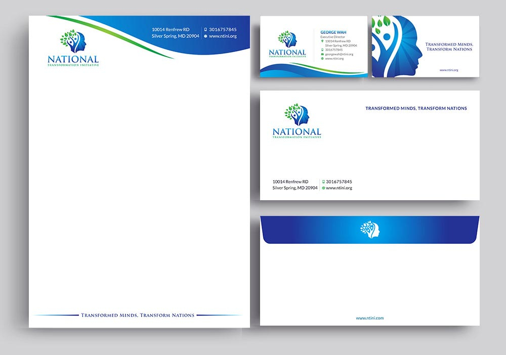 NATIONAL TRANSFORMATION INITIATIVE  logo design by fritsB