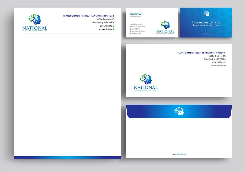 NATIONAL TRANSFORMATION INITIATIVE  logo design by fritsB