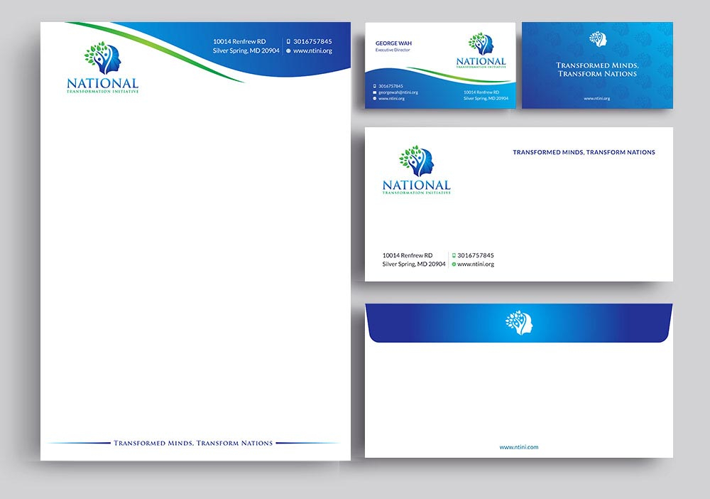 NATIONAL TRANSFORMATION INITIATIVE  logo design by fritsB