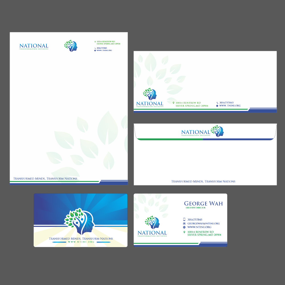 NATIONAL TRANSFORMATION INITIATIVE  logo design by TMOX