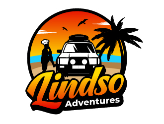 Lindso Adventures  logo design by ORPiXELSTUDIOS