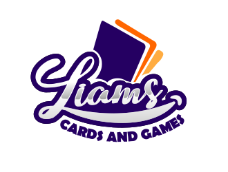 Liams Cards and Games logo design by M J