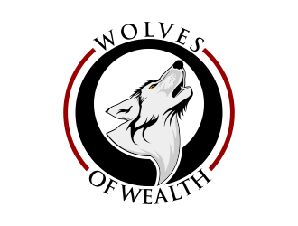 Wolves Of Wealth  logo design by Kruger