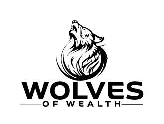 Wolves Of Wealth  logo design by ElonStark