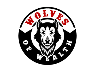 Wolves Of Wealth  logo design by Charly_Project