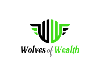 Wolves Of Wealth  logo design by Shabbir