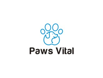 Paws Vital logo design by bombers