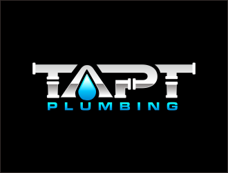 TAPT PLUMBING logo design by hidro