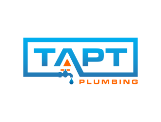 TAPT PLUMBING logo design by GassPoll