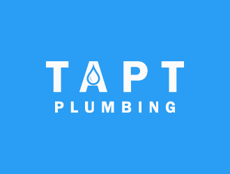 TAPT PLUMBING logo design by LAVERNA