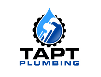 TAPT PLUMBING logo design by ElonStark