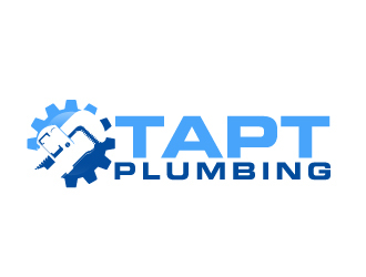 TAPT PLUMBING logo design by ElonStark