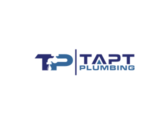 TAPT PLUMBING logo design by Artomoro