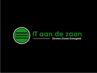 IT aan de zaan logo design by lintinganarto