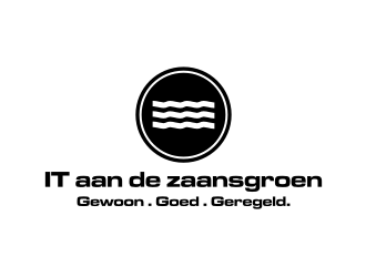 IT aan de zaan logo design by Garmos