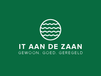 IT aan de zaan logo design by czars