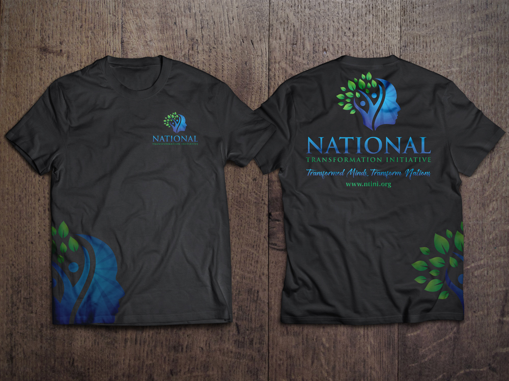 NATIONAL TRANSFORMATION INITIATIVE  logo design by KHAI