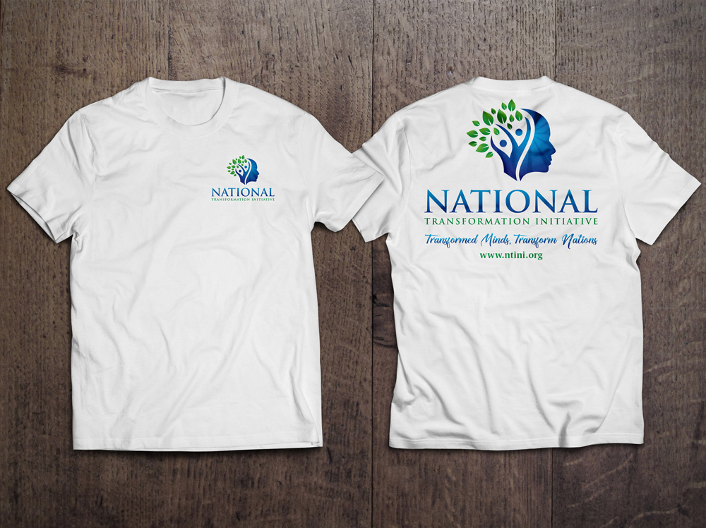 NATIONAL TRANSFORMATION INITIATIVE  logo design by KHAI