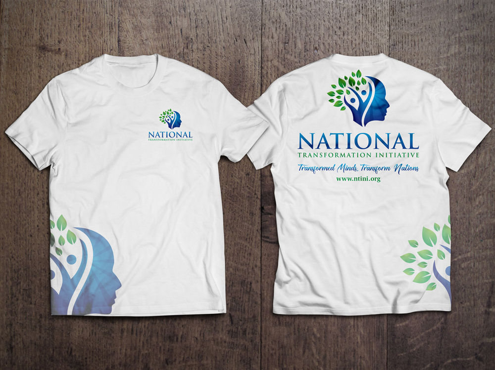 NATIONAL TRANSFORMATION INITIATIVE  logo design by KHAI
