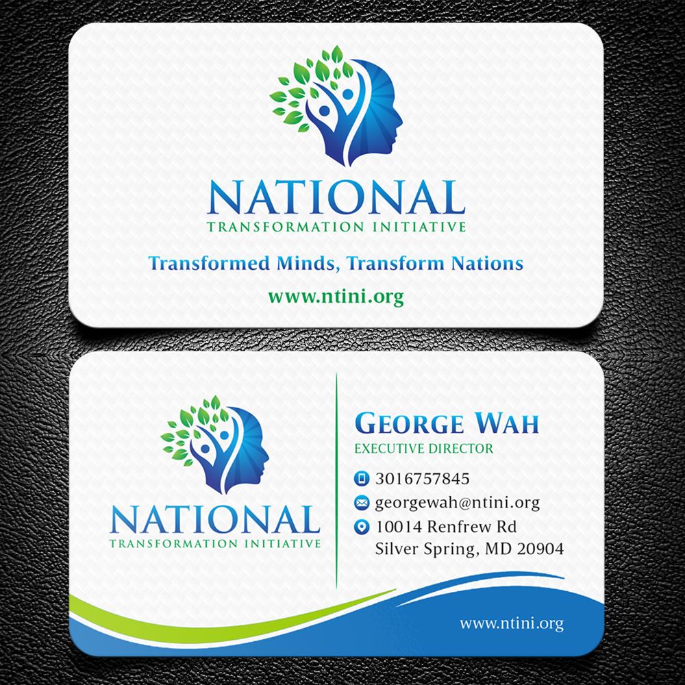 NATIONAL TRANSFORMATION INITIATIVE  logo design by KHAI