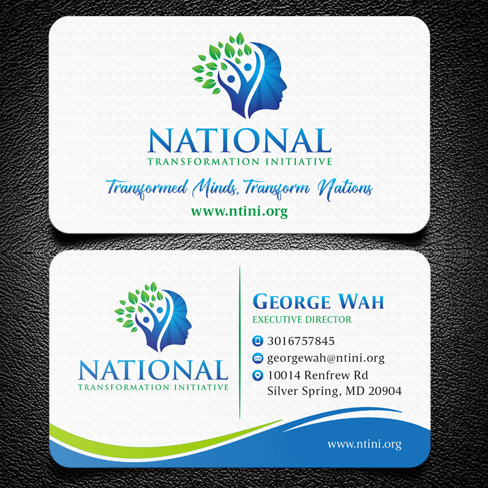 NATIONAL TRANSFORMATION INITIATIVE  logo design by KHAI