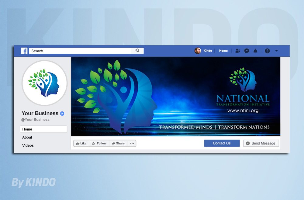 NATIONAL TRANSFORMATION INITIATIVE  logo design by Kindo