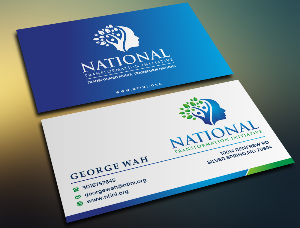 NATIONAL TRANSFORMATION INITIATIVE  logo design by zizze23