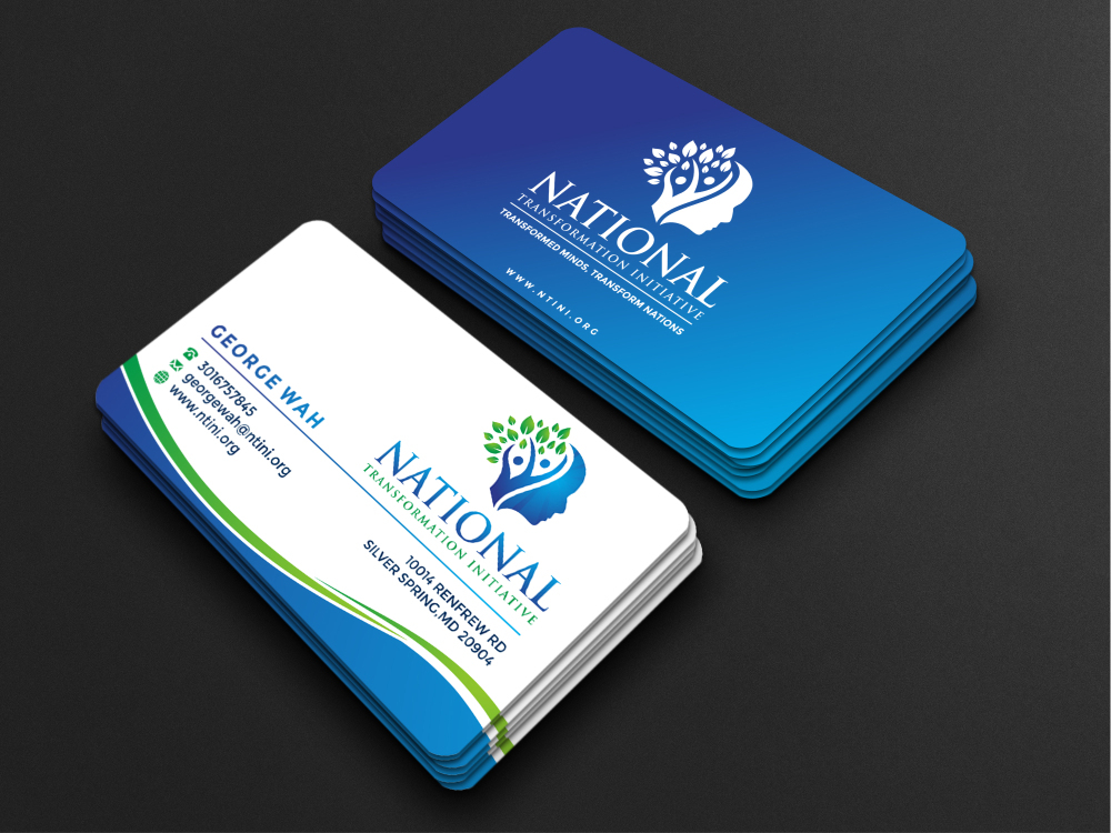 NATIONAL TRANSFORMATION INITIATIVE  logo design by zizze23