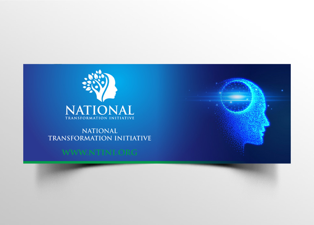 NATIONAL TRANSFORMATION INITIATIVE  logo design by Boomstudioz