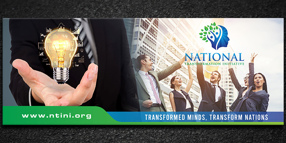 NATIONAL TRANSFORMATION INITIATIVE  logo design by Gelotine
