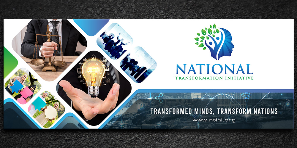 NATIONAL TRANSFORMATION INITIATIVE  logo design by Gelotine