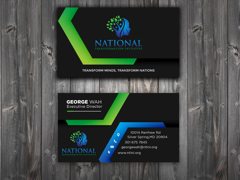 NATIONAL TRANSFORMATION INITIATIVE  logo design by Gelotine