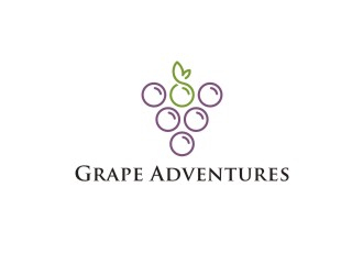 Grape Adventures logo design by bombers
