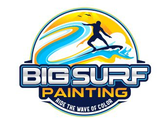 Big Surf Painting logo design by veron