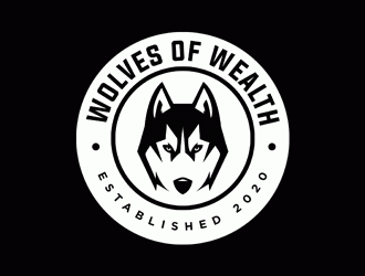 Wolves Of Wealth  logo design by Bananalicious