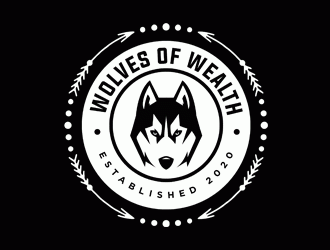 Wolves Of Wealth  logo design by Bananalicious