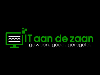 IT aan de zaan logo design by jaize