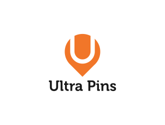 Ultra Pins logo design by pel4ngi